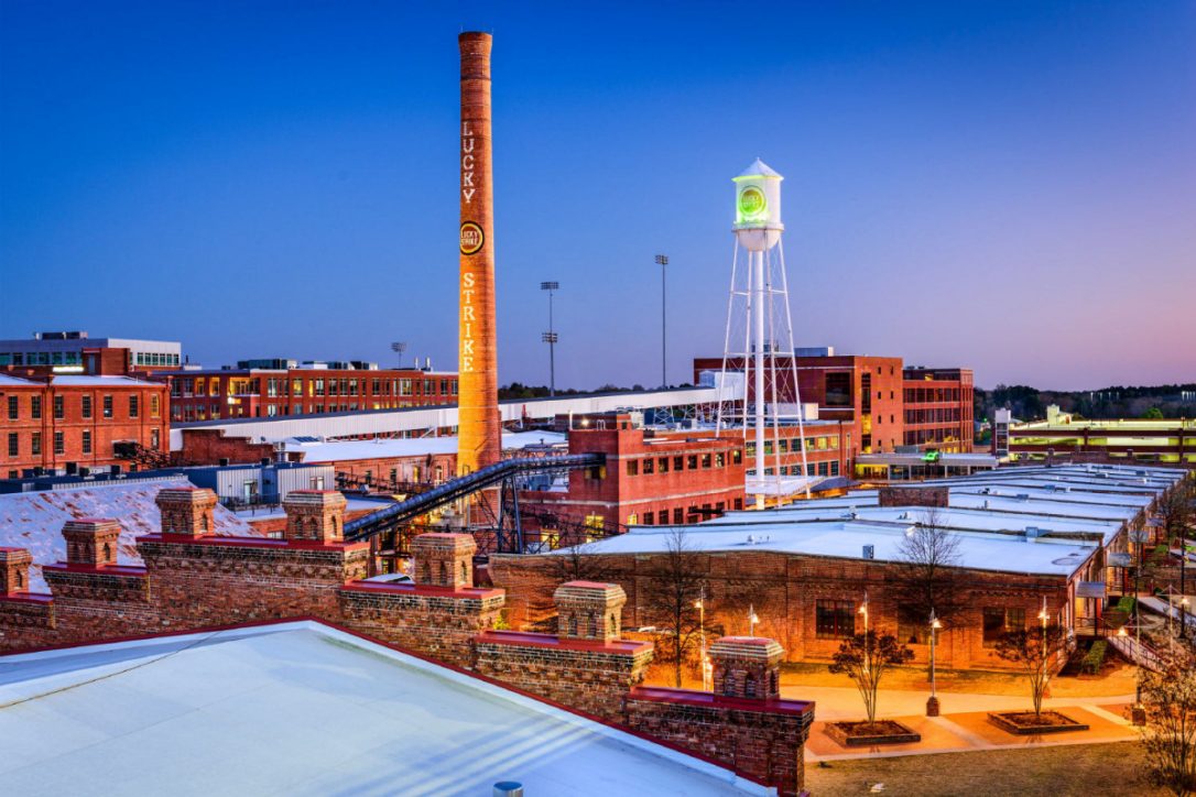 durham north carolina skyline